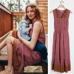 Anthropologie Othilia Amalia Sleeveless Midi Dress Size 4